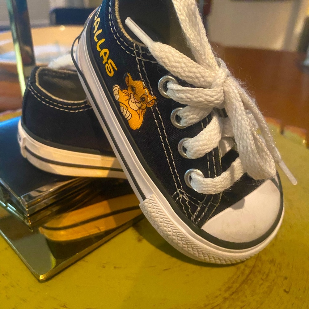 Lion King Converse All Star Sneakers - Size 3 Baby